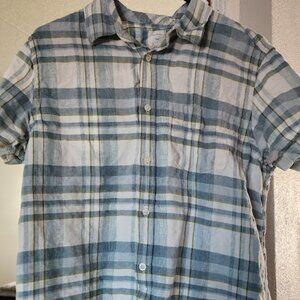 GAP Men's Short Sleeve Button-Down